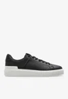 Balmain B-court Low-top Sneakers In Black