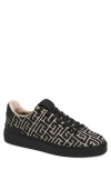 Balmain B-court Monogram Jacquard Low Top Sneaker In Multi