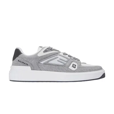 Pre-owned Balmain B-court Skate Trainer 'grey' | Men's Size 41 In Gray