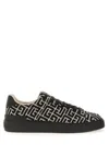 Balmain B-court Monogram Jacquard Low Top Sneaker