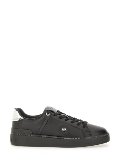 Balmain "b-court" Sneaker In Black
