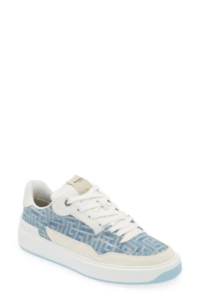 Balmain B-court Sneaker In Kf Bleu