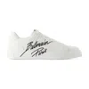 Balmain B-court Low-top Sneakers In White
