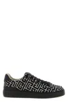Balmain Black Low Top Sneakers In Black