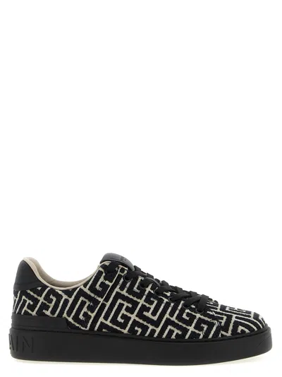 Balmain 'b-court' Sneakers In Black