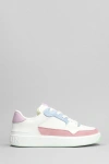 BALMAIN B COURT SNEAKERS IN MULTICOLOR LEATHER