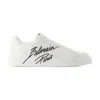 Balmain B-court Low-top Sneakers In White