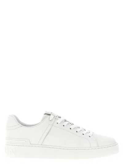 Balmain B-court Sneakers In White