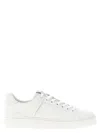 Balmain B-court Leather Sneakers In White