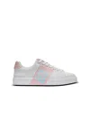 Balmain B-court Trainers In Calfskin In Multi