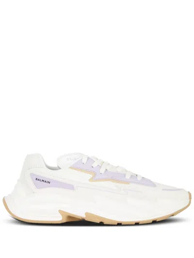 BALMAIN B-DR4G0N 拼接系带运动鞋
