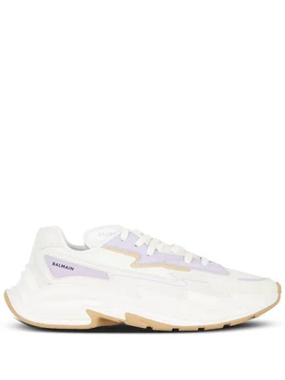 Balmain B-dr4g0n Panelled Lace-up Sneakers In Multi