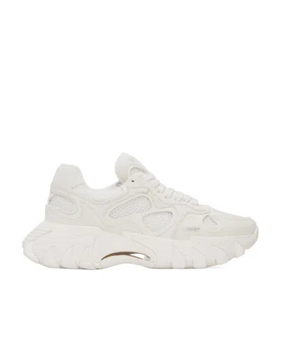 BALMAIN BALMAIN LOGO-EMBROIDERED LACE-UP SNEAKERS