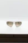 Balmain B-escape Oversize-frame Sunglasses In Weiss