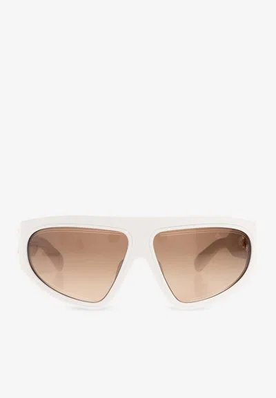 Balmain B-escape Rectangular Sunglasses In Brown