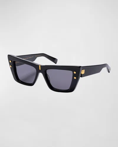 Balmain B-eye Acetate Cat-eye Sunglasses In Brown