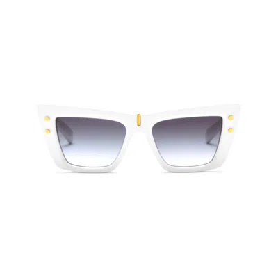 BALMAIN B - EYE OVERSIZED SQUARE FRAME SUNGLASSES