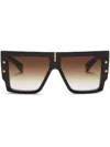 Balmain B-grand Sonnenbrille Mit Oversized-gestell In Brown