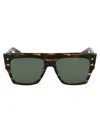 Balmain B-i Sunglasses In Dark Brown Swirl Gold W/g 15 Ar