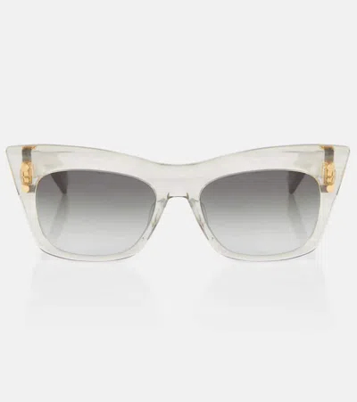 Balmain Eckige Sonnenbrille B-ii In Grey