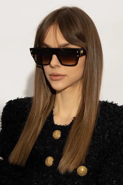 Balmain ‘b-iii' Sunglasses In Brown