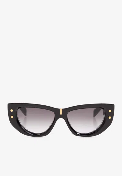 Balmain B-muse Cat-eye Sunglasses In Black