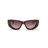 Balmain B-muse Geometric-frame Sunglasses In Brown