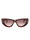 Balmain B-muse Geometric-frame Sunglasses In Red