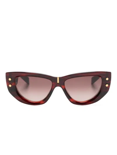 BALMAIN B-MUSE GEOMETRIC-FRAME SUNGLASSES