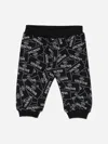 Balmain Baby Boys Logo Joggers In Black