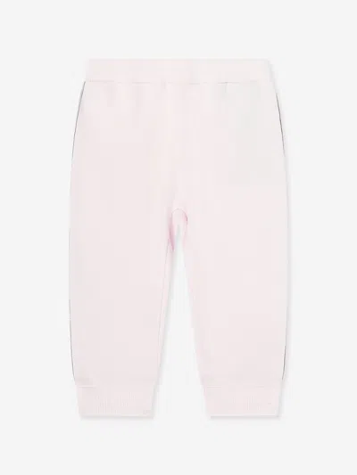Balmain Baby Girls Logo Tape Joggers In Pink