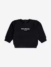 Balmain Baby Logo Sweatshirt In Black
