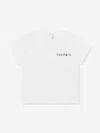 Balmain Baby Logo T-shirt In White