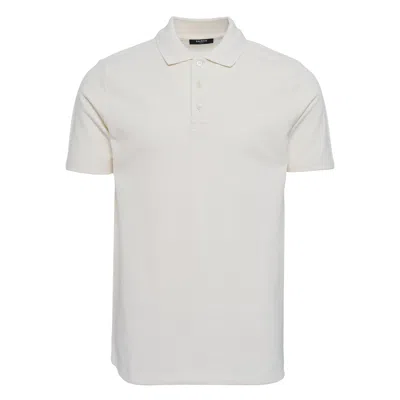 Balmain Back College Emblem Polo In White