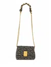 Balmain 1945 Mini Shoulder Bag In Black