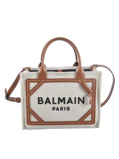 Balmain Bags.. In Naturel Marron