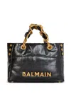 BALMAIN BALMAIN SMALL SOFT 1945 CALF LEATHER TOTE BAG