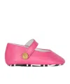 Balmain Ballet Flats With Button In Pink