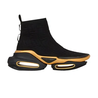 Pre-owned Balmain B-bold High 'monogram - Black Gold' | Men's Size 40