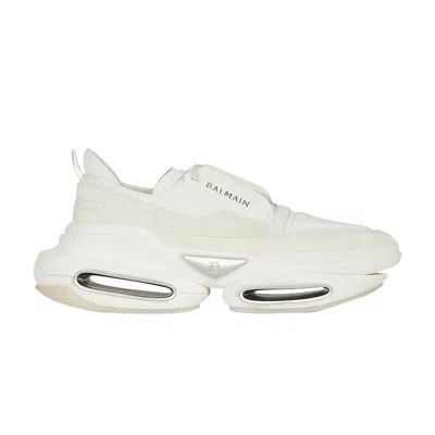Pre-owned Balmain B-bold Low 'white' | Men's Size 42