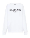 Balmain Black Sweatshirts Man Sweatshirt White Size Xl Cotton