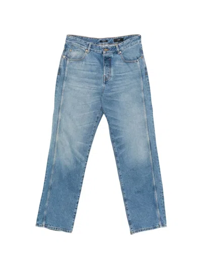 Balmain Blue Jeans In Cotton
