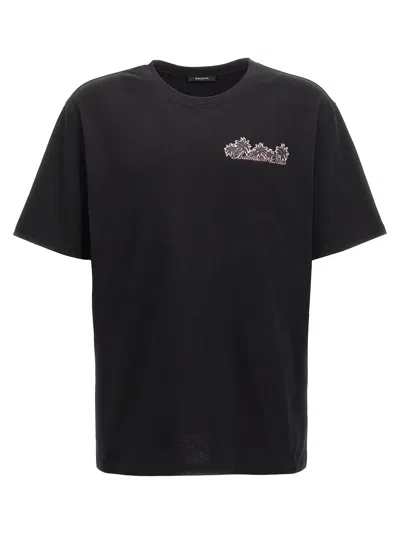 Balmain Club T-shirt In Black