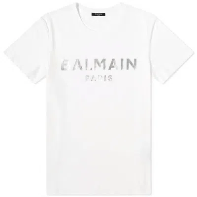 Balmain Foil T-shirt In White