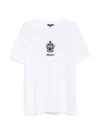 Balmain University Contrast T-shirt In White