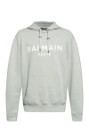 Shop Balmain Print Hoodie