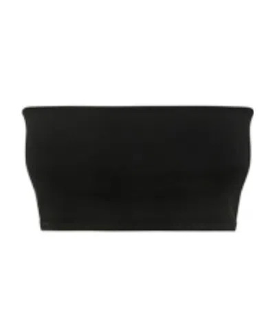 Balmain Bandeau Cropped Top In Black