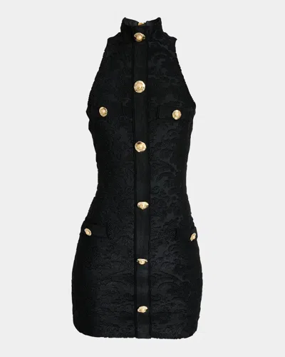 Balmain Baroque Bouclette Bodycon Mini Dress