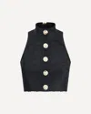 Balmain Women Baroque Crop Top