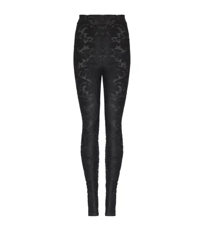 Balmain Baroque Jacquard Leggings